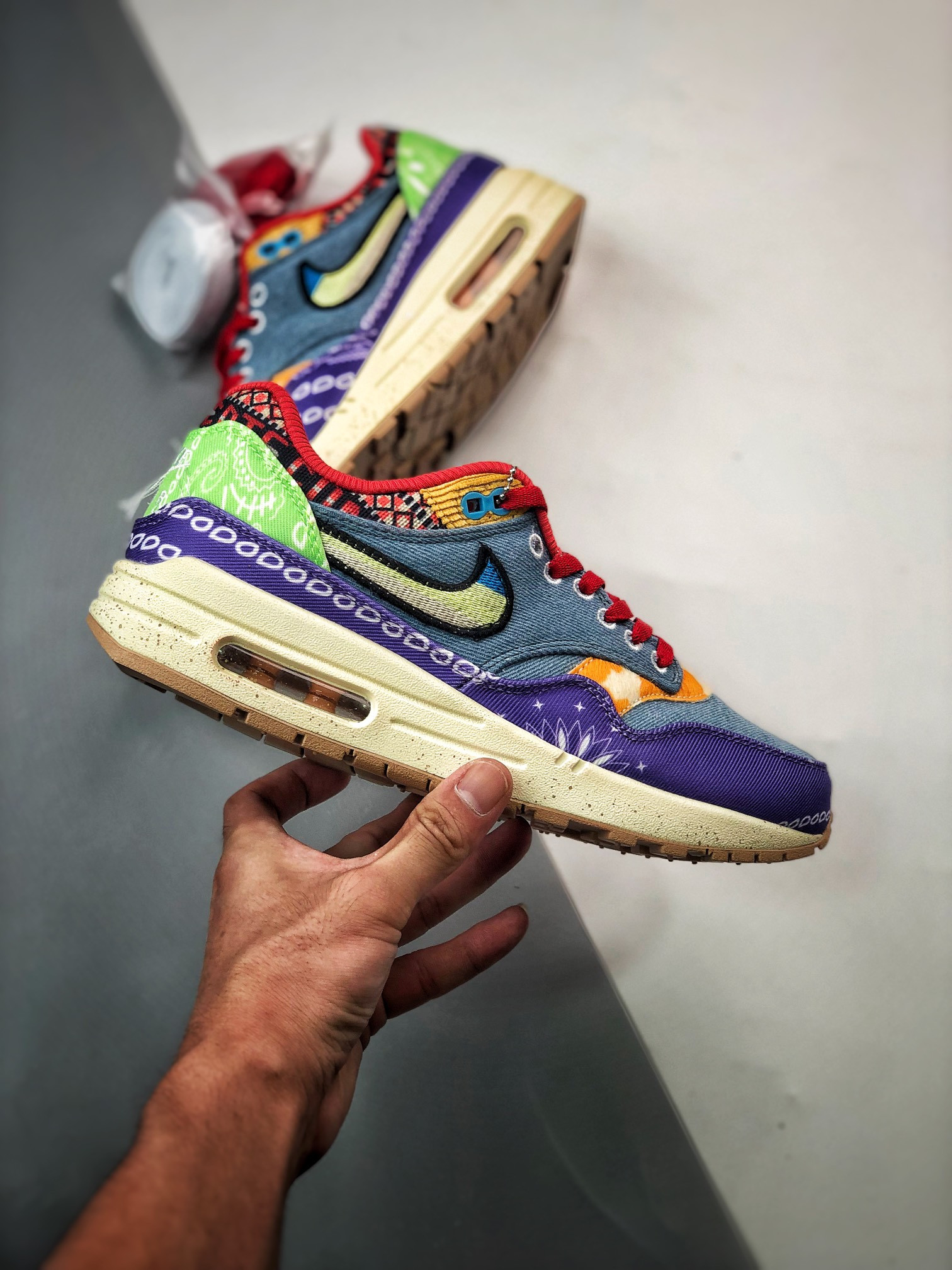 Concepts x Nike Air Max 1 “Far Out” Wild Violet/Multi-Color/Sail For Sale