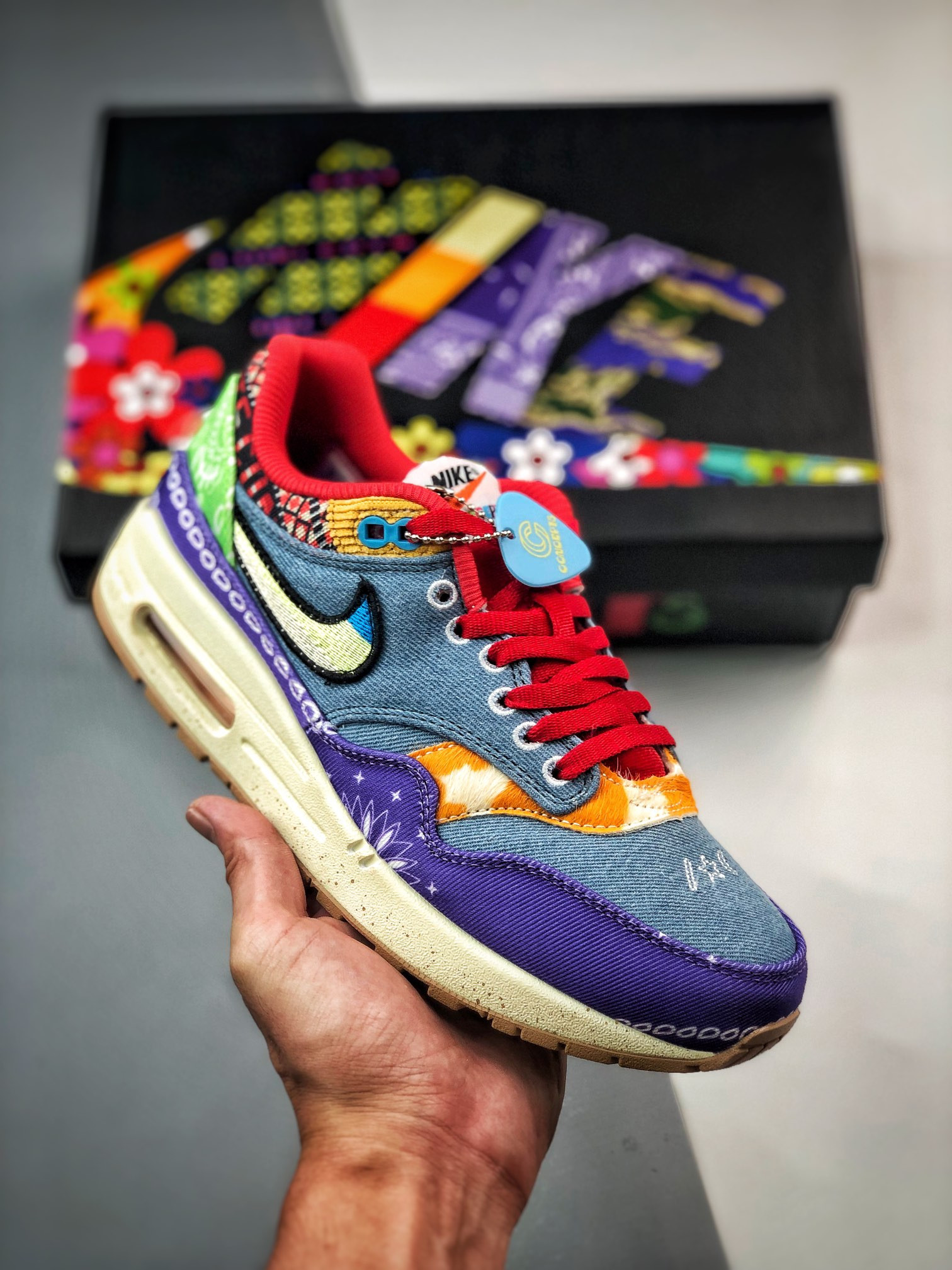 Concepts x Nike Air Max 1 “Far Out” Wild Violet/Multi-Color/Sail For Sale