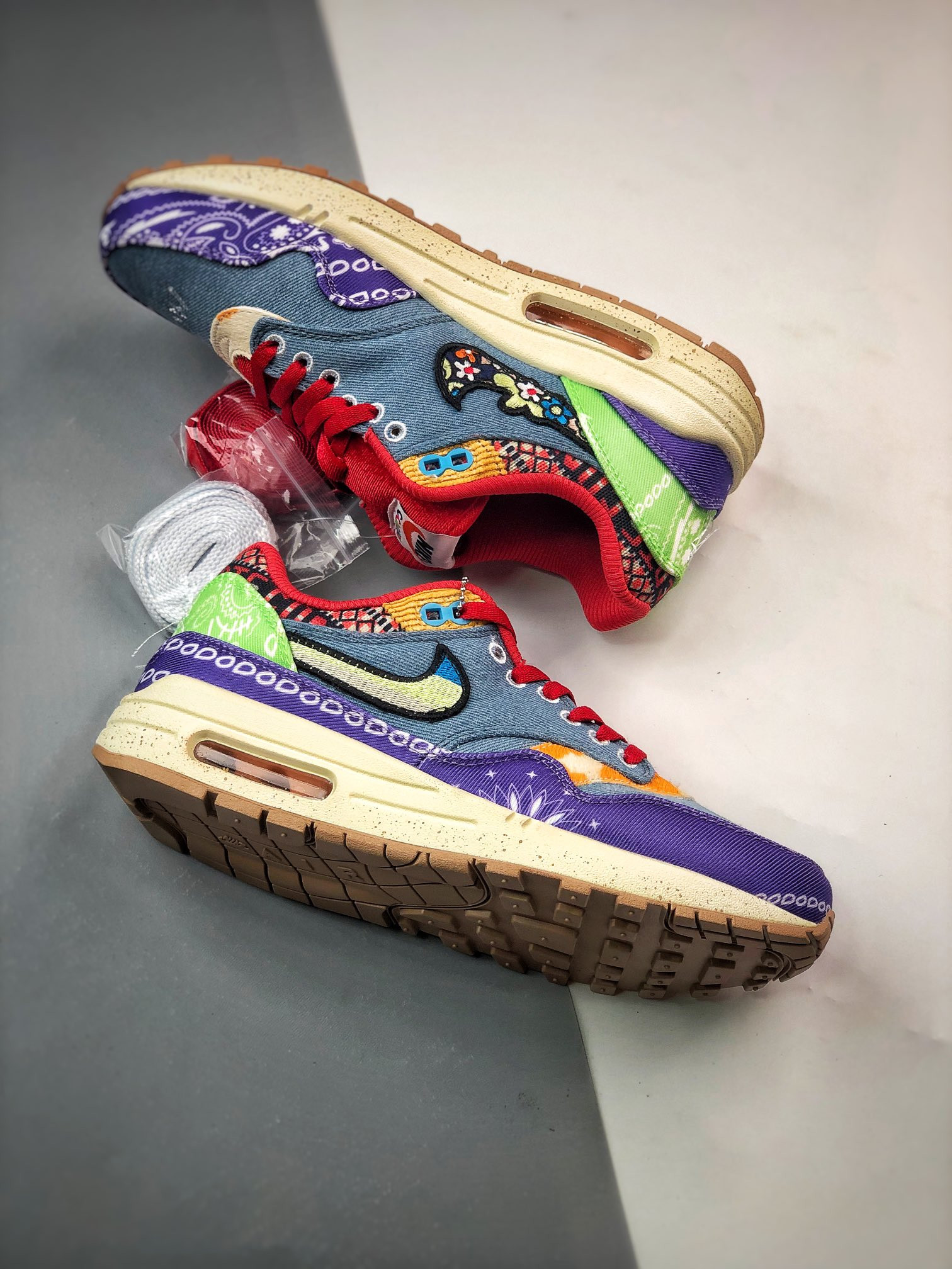 Concepts x Nike Air Max 1 “Far Out” Wild Violet/Multi-Color/Sail For Sale