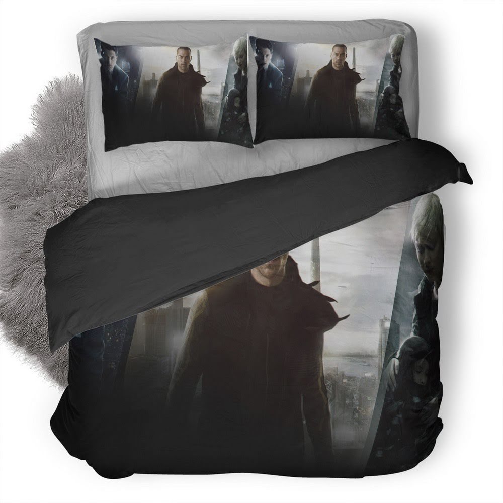 Connor Markus And Kara Detroit Become Human 3D Customized Duvet Cover Bedding Set