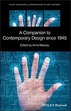 A companion to contemporary design since 1945
