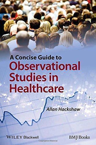 A Concise Guide To Observational Studies In Healthcare