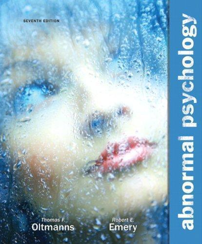 Abnormal Psychology 7Th Edition