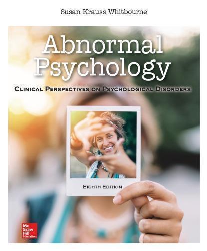 Abnormal Psychology Clinical Perspectives On Psychological Disorders 8Th Edition