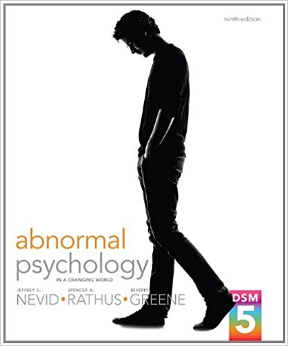Abnormal Psychology in a Changing World 9th Edition
