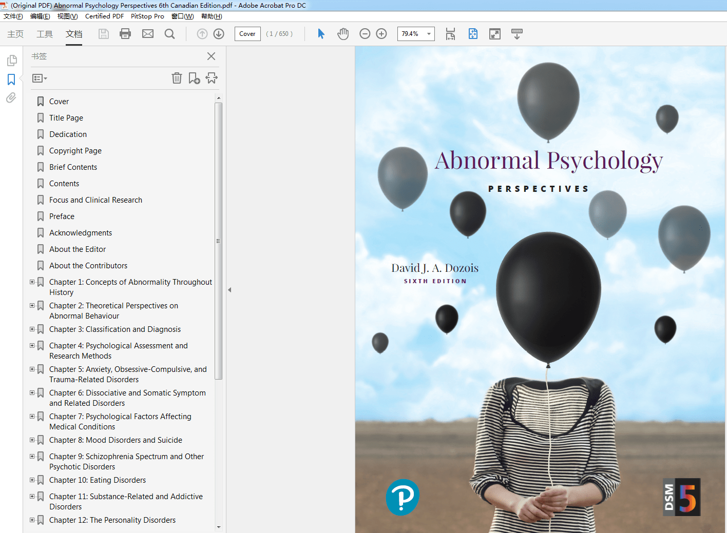 Abnormal Psychology Perspectives 6th Canadian Edition
