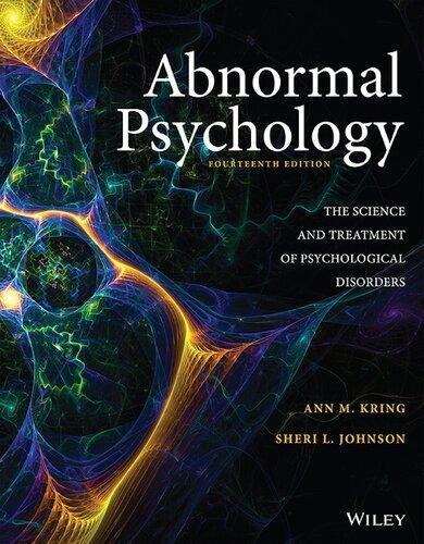 Abnormal Psychology The Science And Treatment Of Psychological Disorders 14Th Edition
