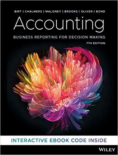 Accounting: Business Reporting for Decision Making 7th Edition