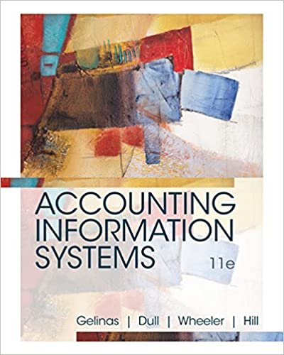 Accounting Information Systems 11Th Edition Gelinas