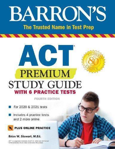 Act Premium Study Guide With 6 Practice Tests Barrons Test Prep 4Th Edition