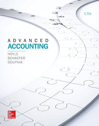 Advanced Accounting (13th Edition)