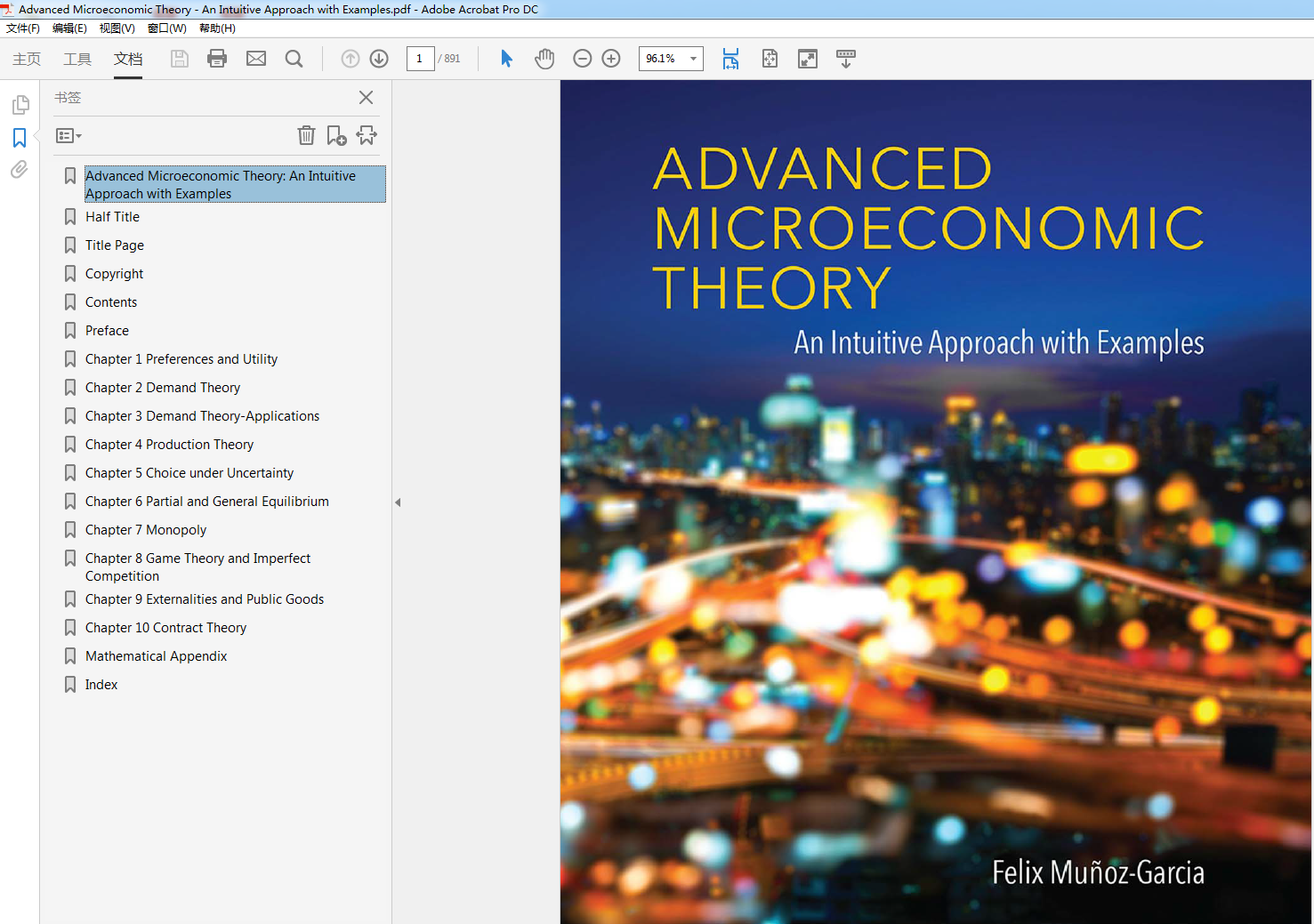 Advanced Microeconomic Theory An Intuitive Approach with Examples