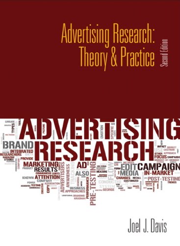 Advertising Research Theory Practice 2nd Edition by Joel J Davis