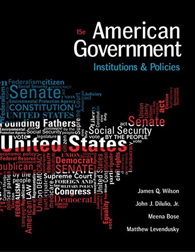 American Government Institutions and Policies (I Vote for MindTap)
