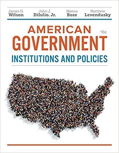 American Government Institutions And Policies 16Th Edition