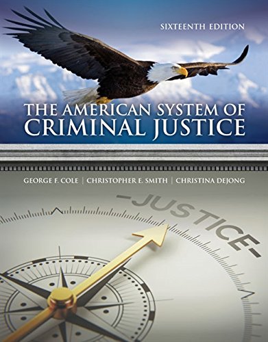 American System Of Criminal Justice