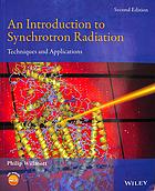 An introduction to synchrotron radiation : techniques and applications