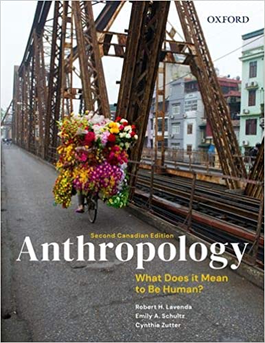 Anthropology What Does It Mean to Be Human? Second Canadian Edition