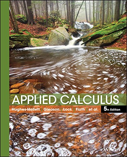 Applied Calculus 5th Edition by Deborah Hughes-Hallett