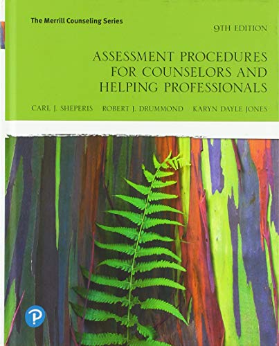 Assessment Procedures For Counselors & Help Prof