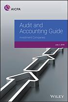 Audit and accounting guide. Investment companies