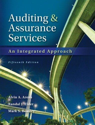Auditing And Assurance Services 15Th Edition