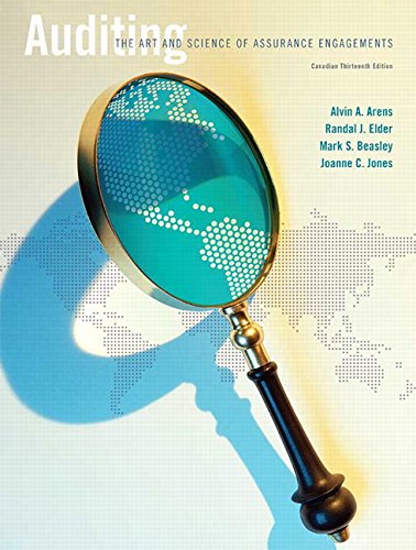 Auditing: The Art and Science of Assurance Engagements, Thirteenth Canadian Edition (13th Edition) -edition