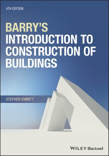 BarryÃ¢â‚¬â„¢s Introduction to Construction of Buildings