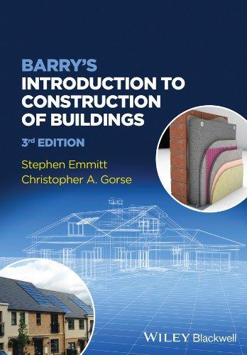 Barrys Introduction To Construction Of Buildings 3Rd Edition