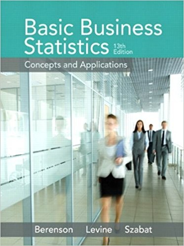 Basic Business Statistics Concepts and Applications 13th