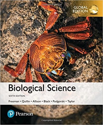Biological Science 6th Global Edition by Scott Freeman