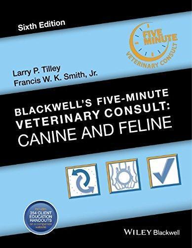 Blackwells Five Minute Veterinary Consult Canine And Feline 6Th Edition