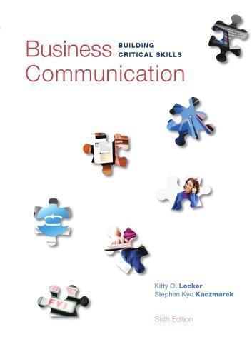Business Communication Building Critical Skills 6Th Edition