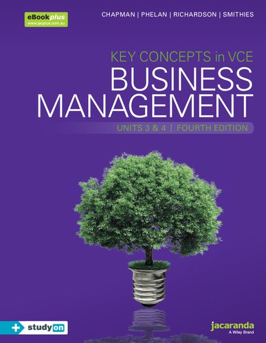 Business Management JACARANDA Units 3 &amp; 4 VCE