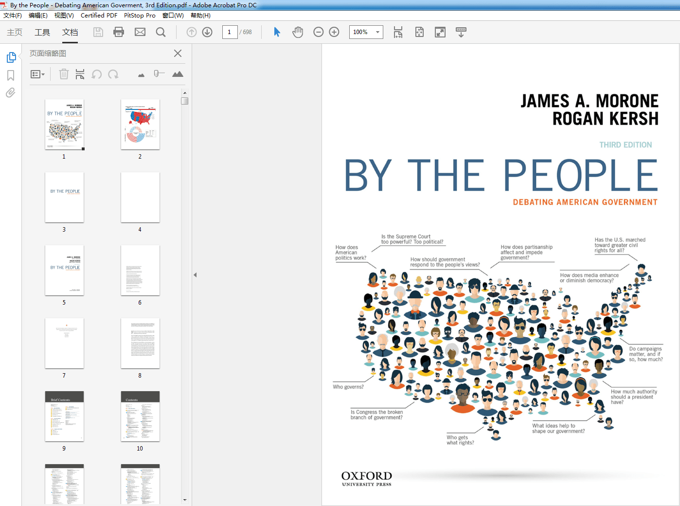 By the People Debating American Goverment 3rd Edition