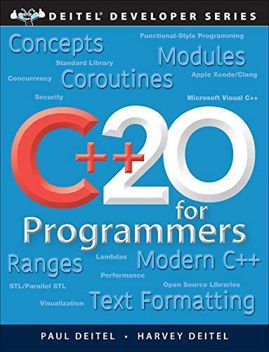 C++20 for Programmers (Deitel Developer Series)