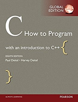 C How to Program, Global Edition 8th by Paul Deitel