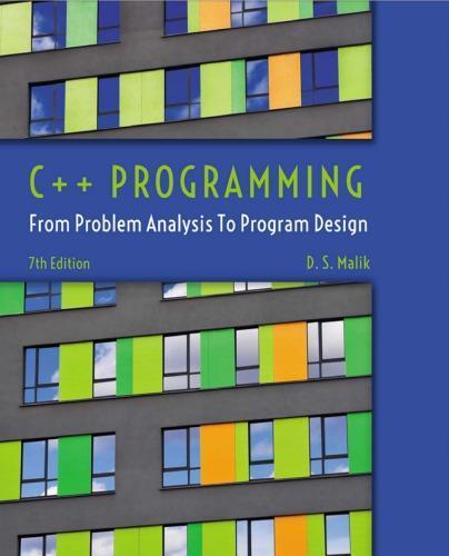 C Programming From Problem Analysis To Program Design 7Th Edition