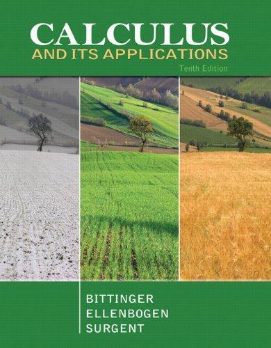 Calculus And Its Applications 10Th Edition