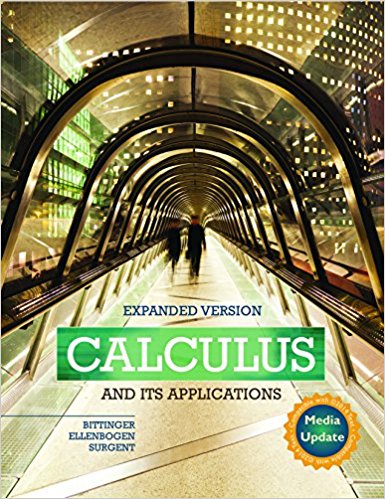 Calculus and Its Applications Expanded Version Media Update