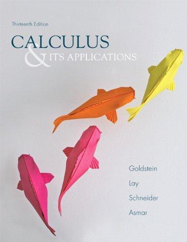 Calculus Its Applications 13Th Edition