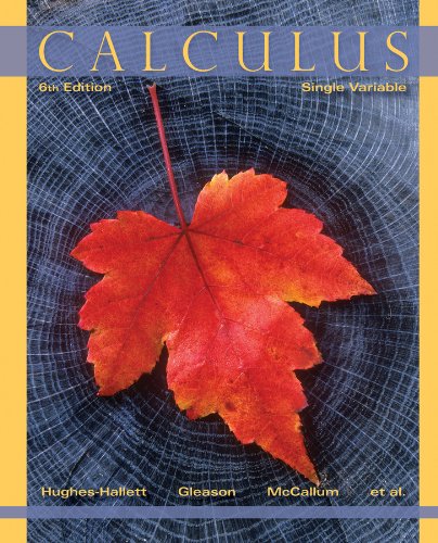 Calculus: Single Variable