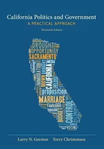 California Politics And Government A Practical Approach 13Th Edition