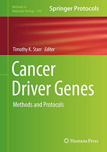 Cancer Driver Genes: Methods and Protocols