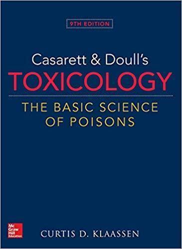 Casarett Doulls Toxicology The Basic Science Of Poisons 9Th Edition
