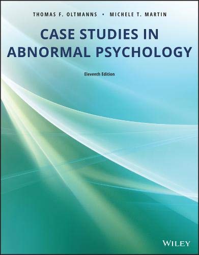 Case Studies In Abnormal Psychology