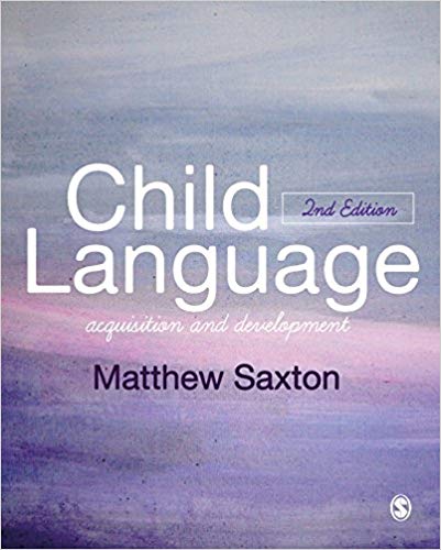 Child Language Acquisition And Development 2Nd Edition