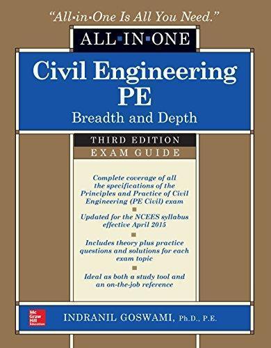 Civil Engineering All In One Pe Exam Guide Breadth And Depth 3Rd Edition