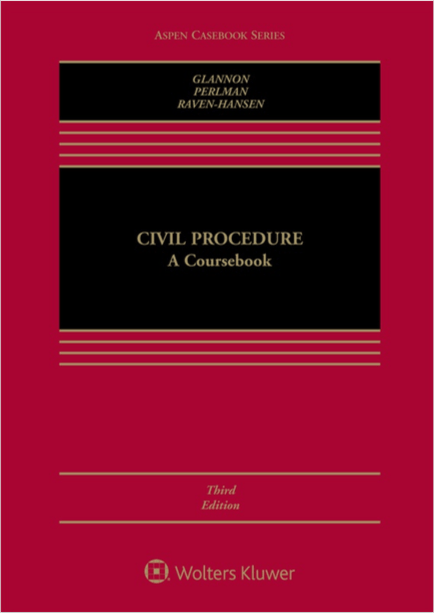 Civil Procedure A Cours Aspen Cas Series 3Rd Edition