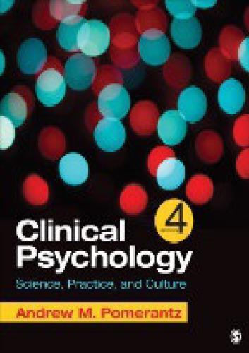 Clinical Psychology Science Practice And Culture 4Th Edition